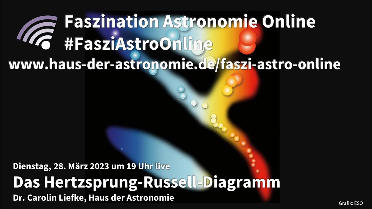 Das Hertzsprung-Russel-Diagramm - Carolin Liefke bei #FasziAstroOnline