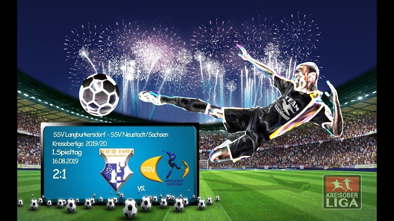 1.Spieltag / Kreisoberliga - (2019/20) / SSV Langburkersdorf - SSV Neustadt/Sachsen  2:1
