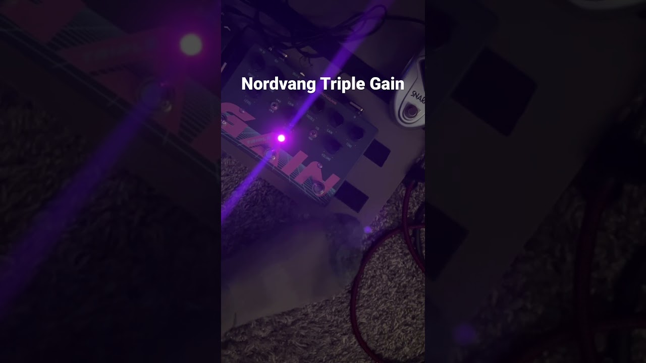 Nordvang Triple Gain Test #fenderstratocaster #johnmayer #tworock #sobrock #continuum #srv