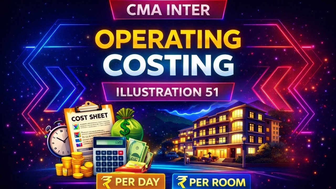Illustration 51 | Operating Costing | CMA Inter Cost Accounting