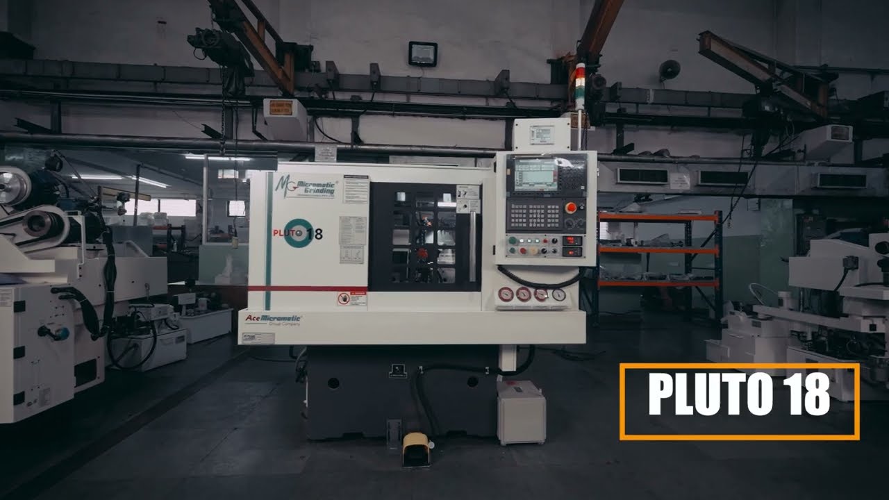 Pluto 18 Your Compact Precision CNC Cylindrical Grinding Machine!. #cnc  #grindingmachine