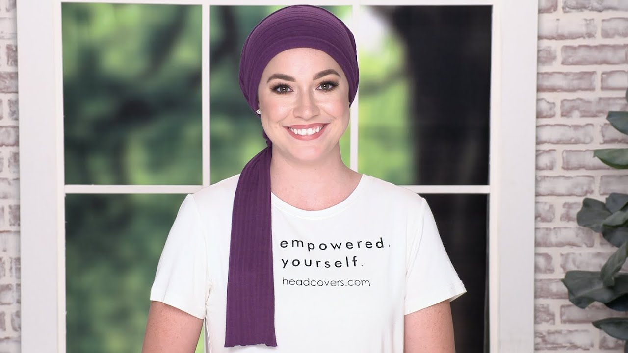 Knitted Head Wrap | Pure Cotton Long Tail Head Covering