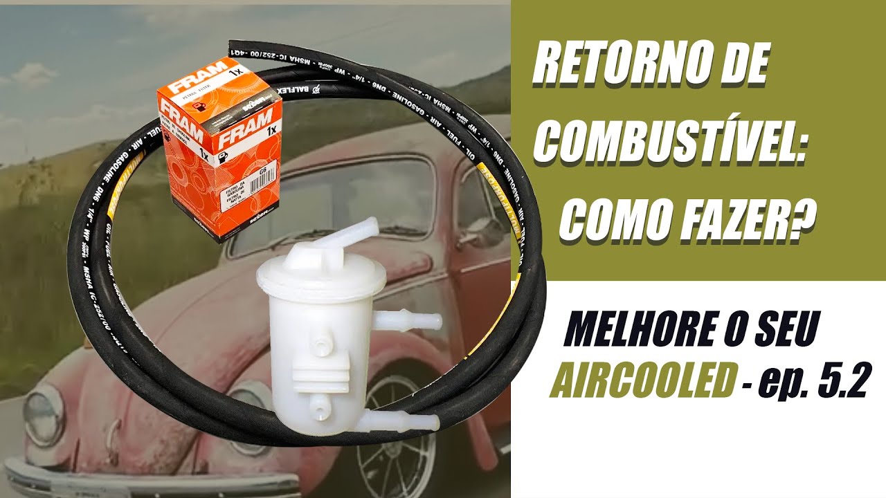 COMO FAZER um retorno pro tanque de combustível nos Fuscas que não tem retorno / Aircooled
