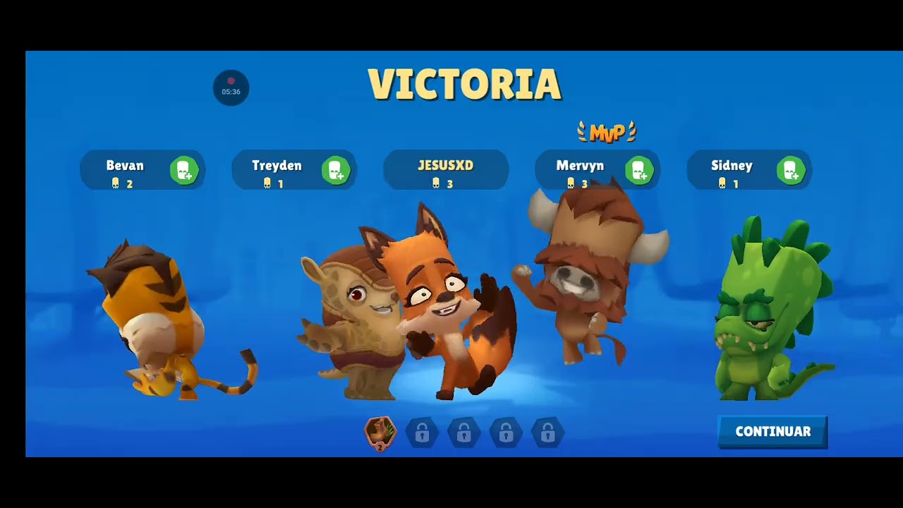 Jugando zooba en liga 4 