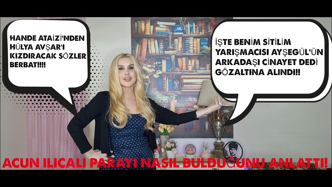 Hande Ataizi'den Hülya Avşar'ı Kızdıracak Sözler!! BERBAT!!!
