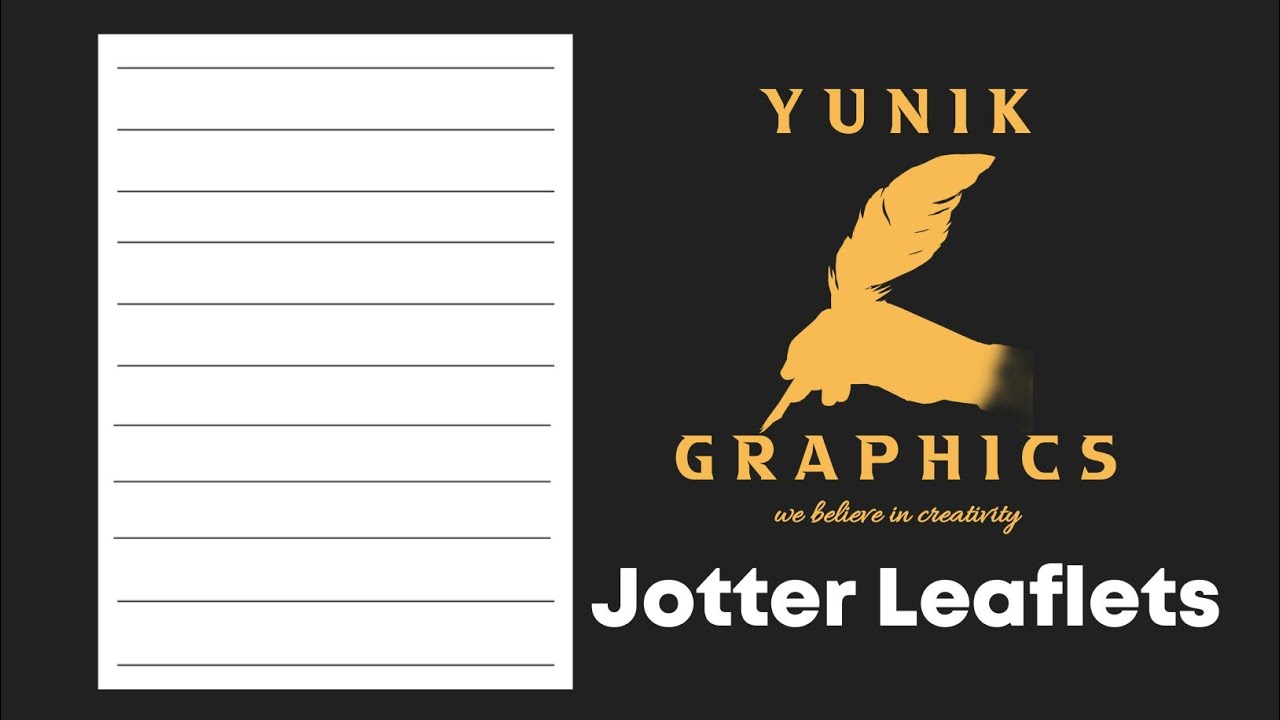 How to design Jotter leaflets on pixellab| Jotter designs
