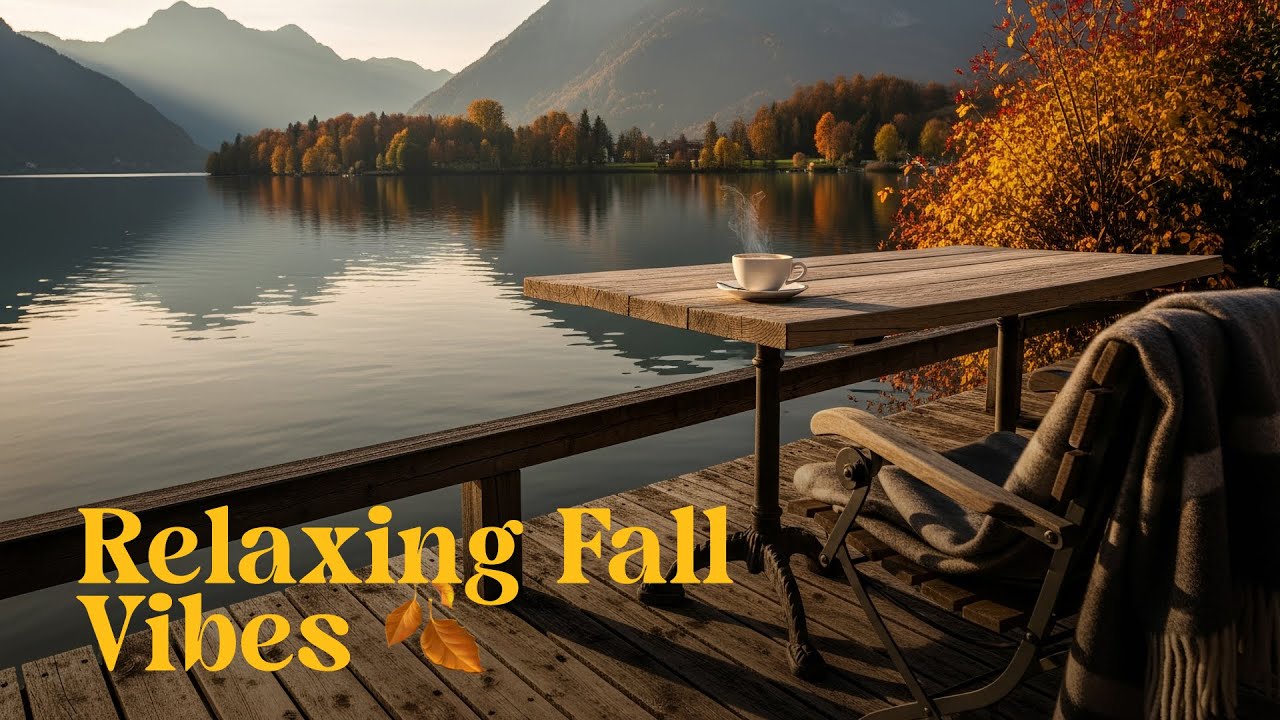 Relaxing Autumn Jazz Café – Saxophone, Piano, and Guitar Melodies