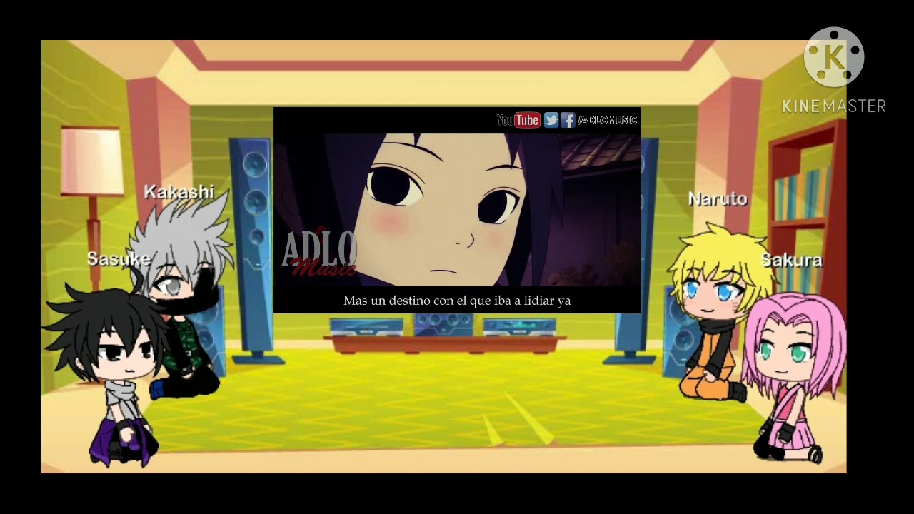 El equipo 7 reacciona al rap de Naruto y Sasuke