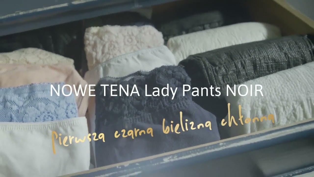 TENA Lady Pants Noir bielizna chłonna dla kobiet z nietrzymaniem moczu