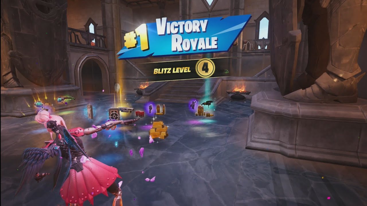 Fortnite Blitz Royale Xbox Series S Gameplay 860 Solo Drosera Skin