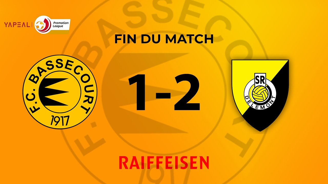 Résumé match Qualification Coupe Suisse FC Bassecourt | SR Delémont (0:0) (1:1) 1:2