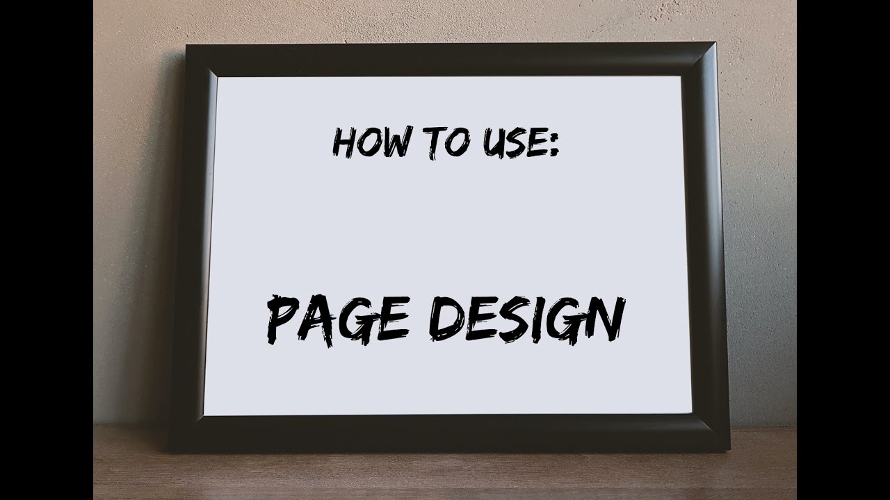 How To Use The Page Design Tab In MS Publisher