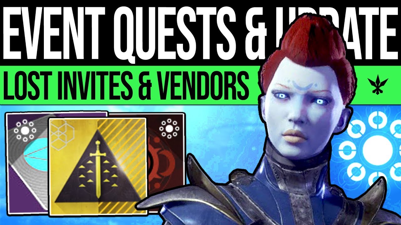 Destiny 2 | EVENT QUESTS & VENDOR CHANGES! Lost Invitations, Rahool's Vault, Secret Exotic & Updates