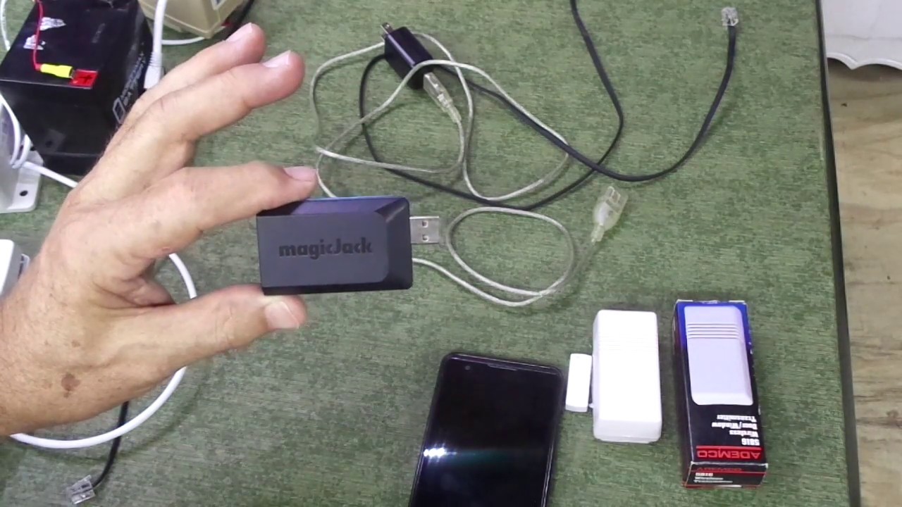 Ron in the shop -DIY monitoring for Honeywell Lynx Touch alarm system with a Magicjack