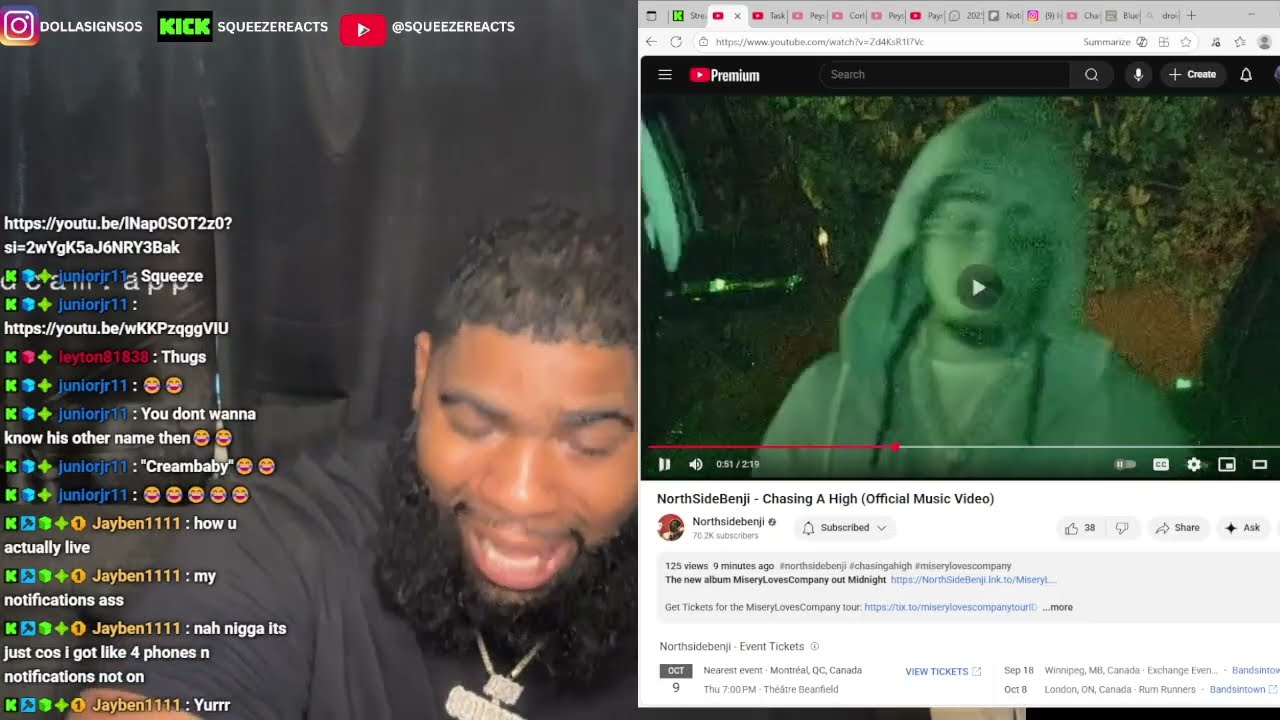 NorthSideBenji - Chasing A High (Official Music Video)Reaction 