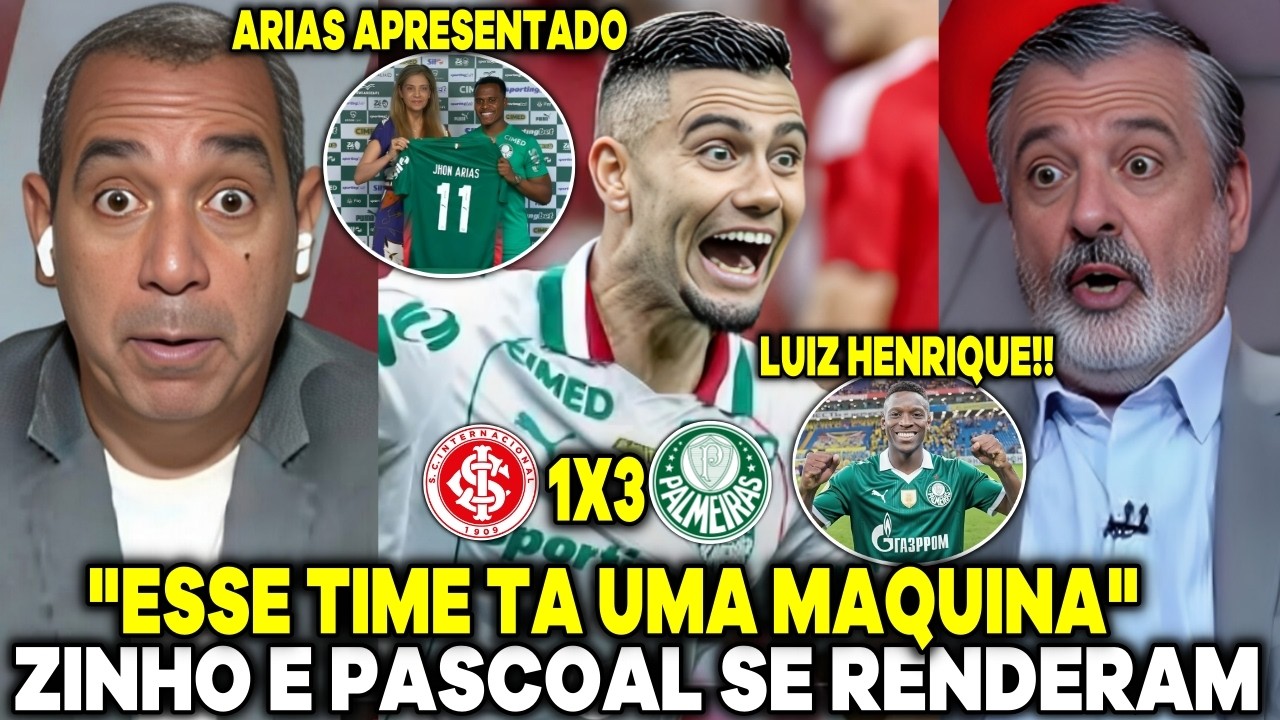 PASCOAL E ZINHO RASGAM ELOGIOS AO VERDÃO 