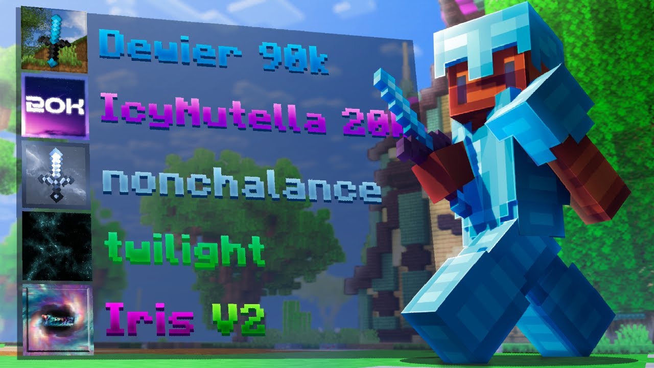 Top 10 Best MCPE Texture Packs for PvP! (Minecraft Bedrock 1.21)
