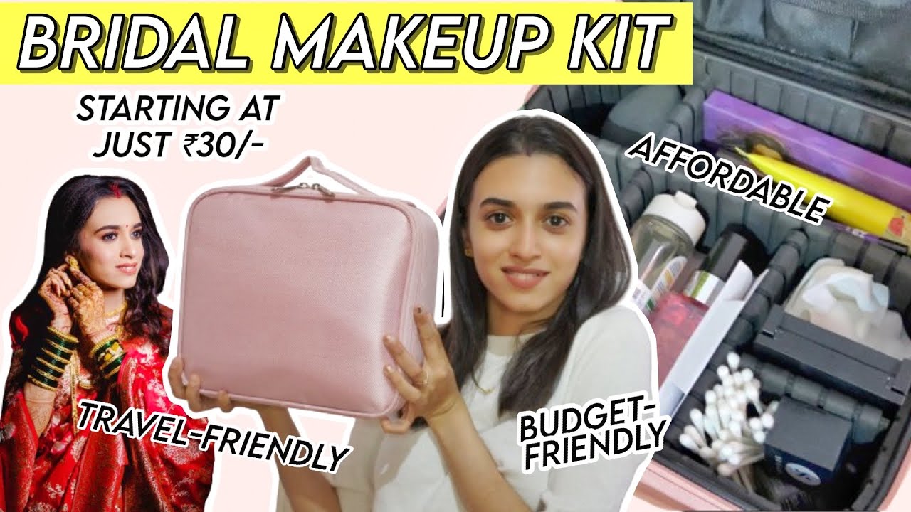 Simple affordable bridal makeup kit | Post marriage makeup essentials
