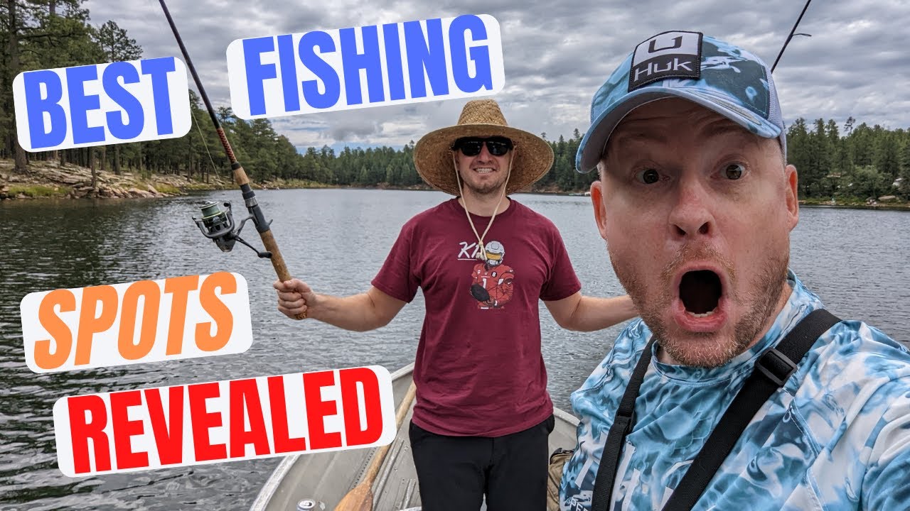 BEST FISHING SPOTS REVEALED - WOODS CANYON LAKE AZ