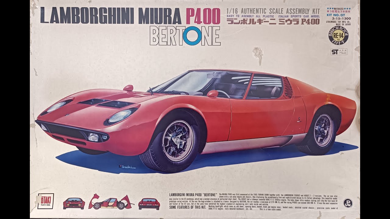 Kit Review:  Lamborghini Miura P400 in 1/16