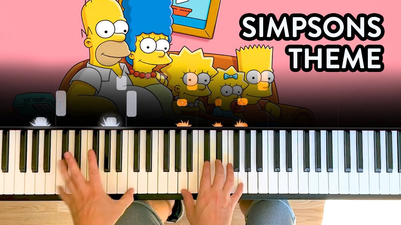 THE SIMPSONS THEME - Piano Tutorial