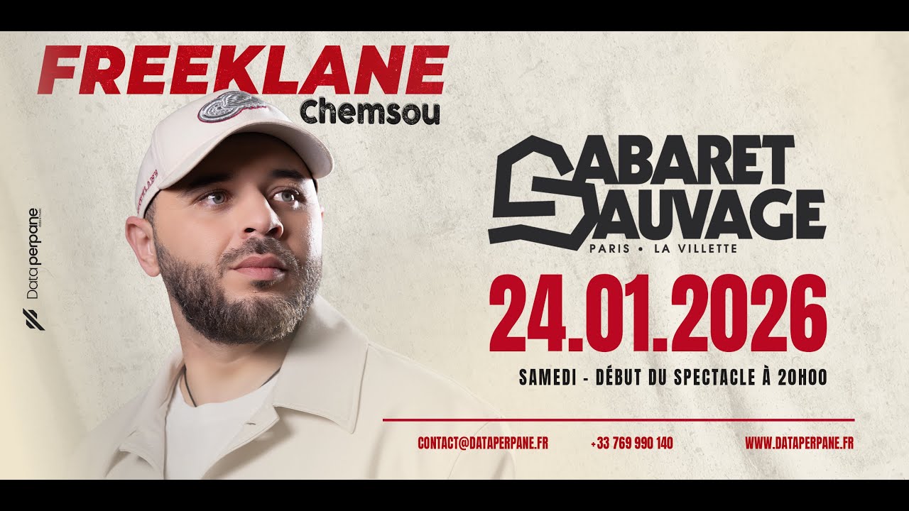 Chemsou FREEKLANE | Interview complet ~ Concert au cabaret sauvage le 24 janvier 2026