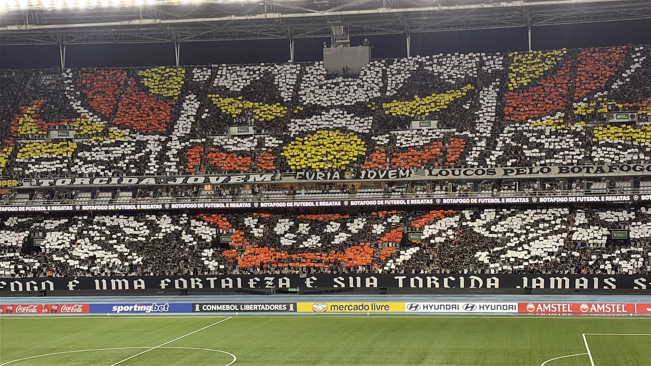 MOSAICO TORCIDA DO BOTAFOGO LIBERTADORES 2026