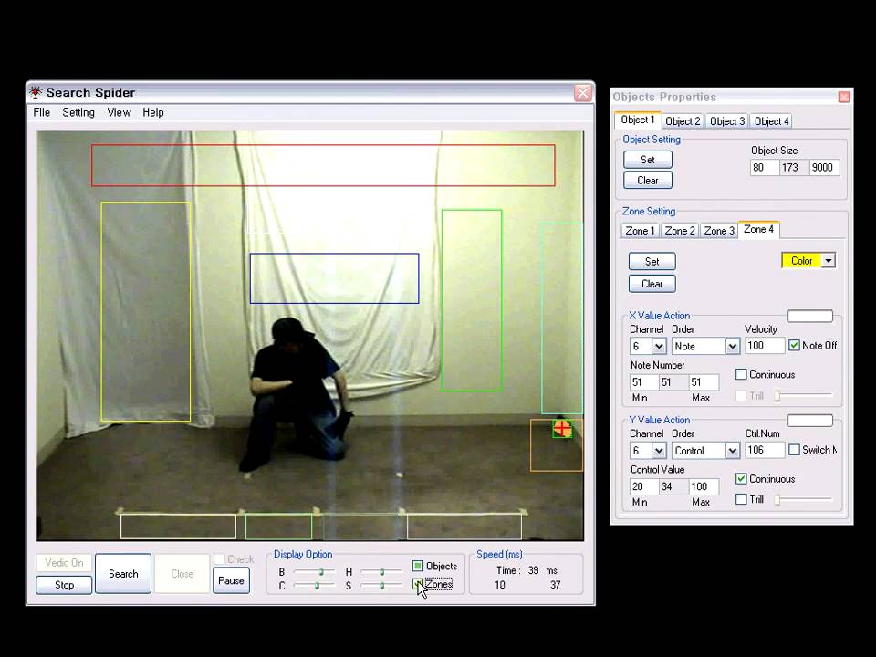 Alternate music controller using motion tracking.