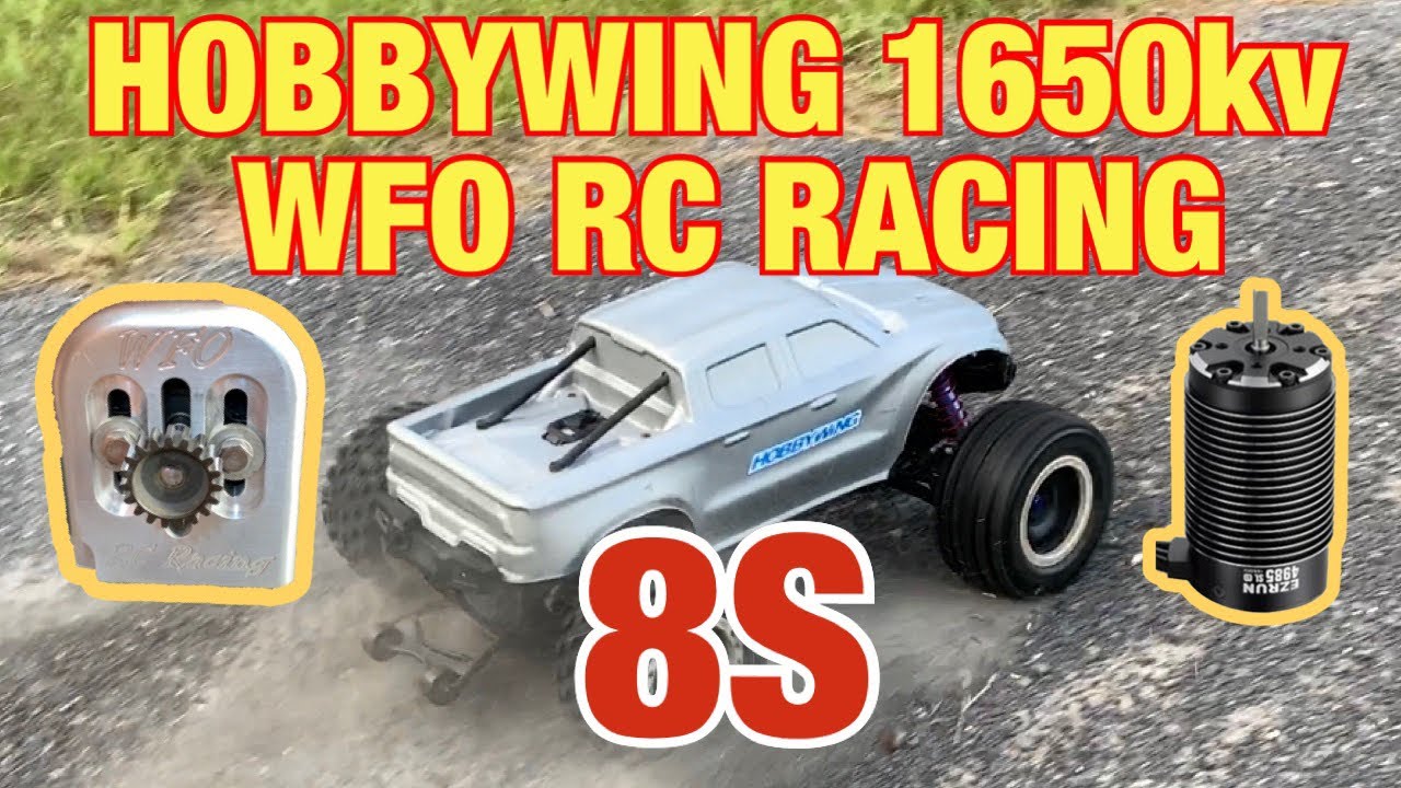Hobbywing 1650 and WFO Motor Mount in the Xmaxx