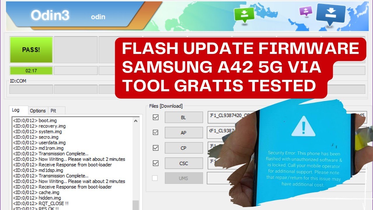 HOW TO FULL FLASH FIRMWARE SAMSUNG A42 5G  || Flash Update Samsung A42 5G via Odin Tool