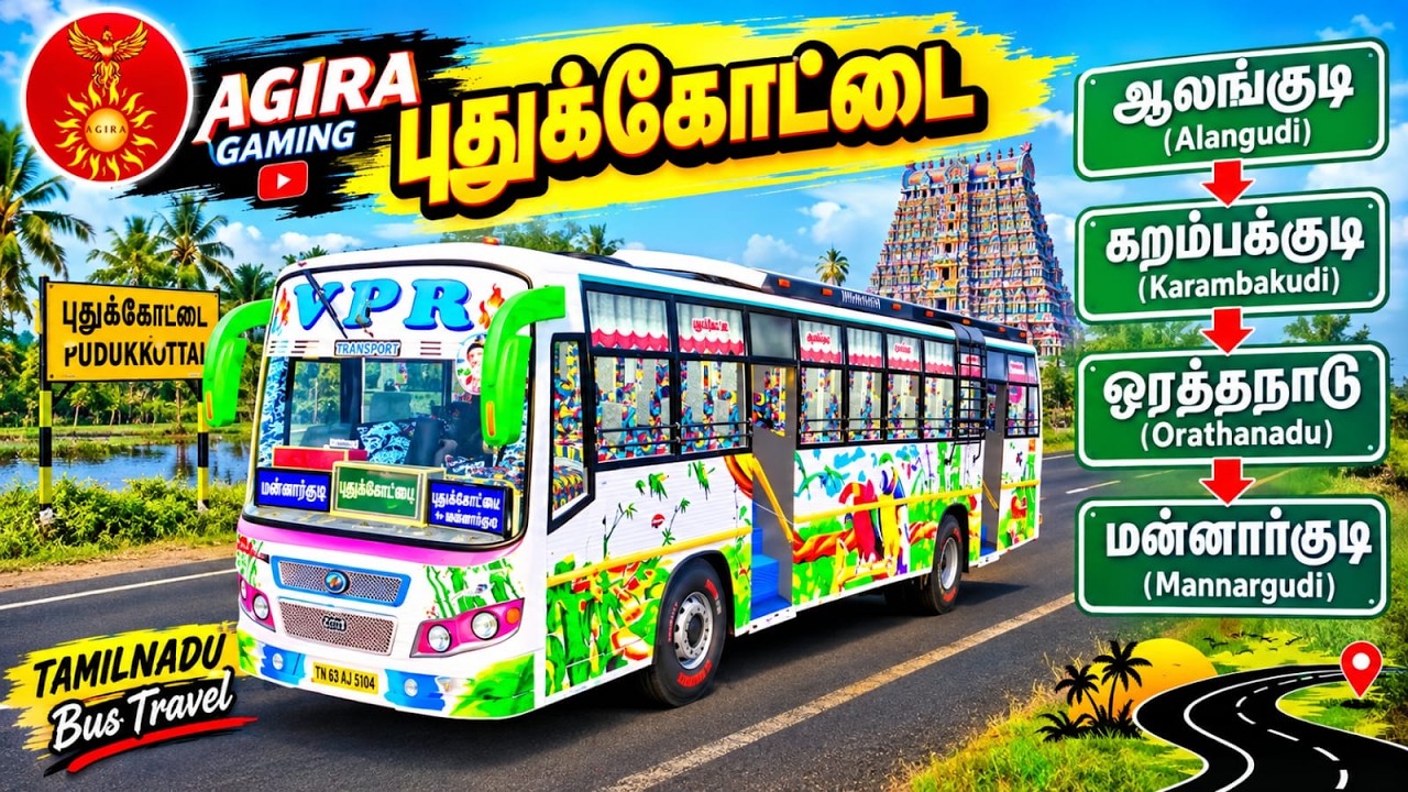 Euro Truck Simulator 2 🚛 | TN PVT BUS  |  Tamil Live