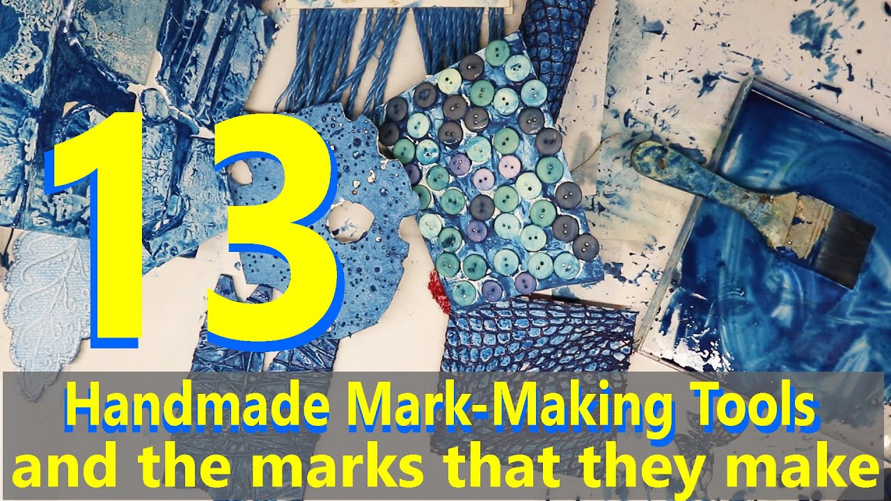 13 Handmade Mark-Making Tools and the Marks That They Make