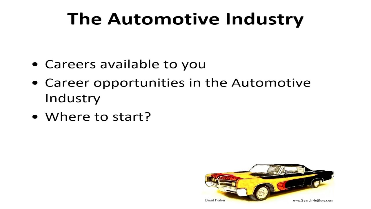 Careers in Automotive Technology