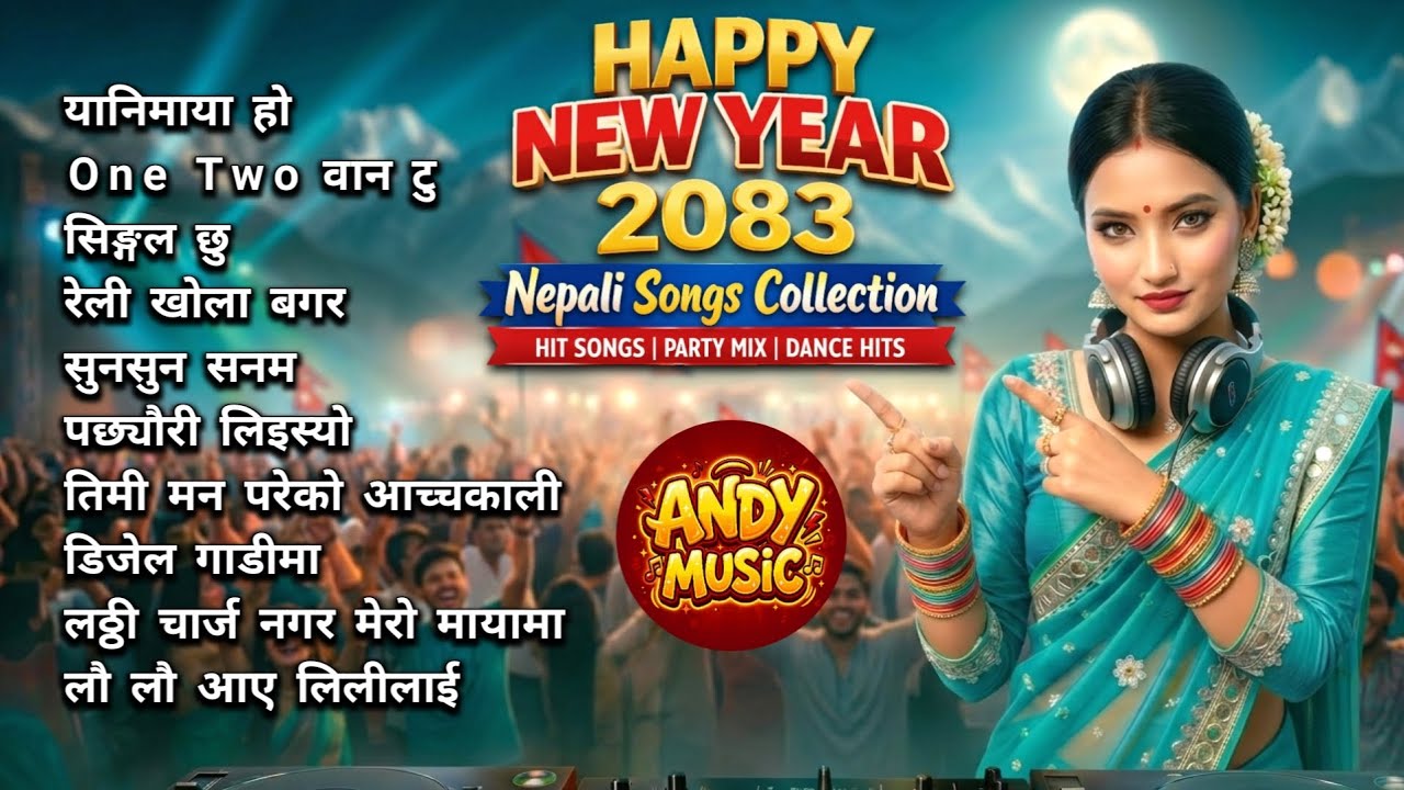 Happy New Year 2083 🎉 Ultimate Dance Party Collection 🔥 Nonstop Nepali Remix Songs 2026 💃 ANDY MUSIC