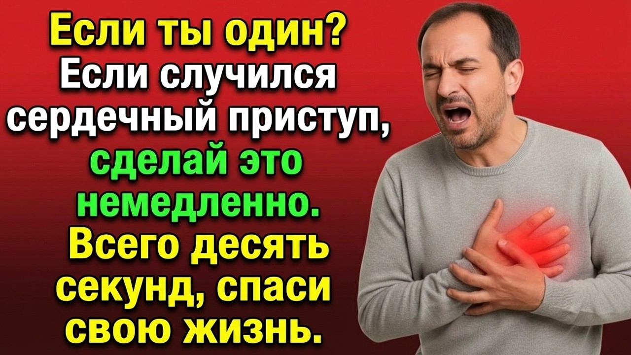 Как выжить при сердечном приступе всего за 10 секунд — советы, которые могут спасти жизнь
