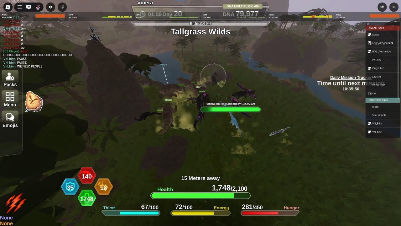 Roblox Dinosaur Simulator - Huge War!