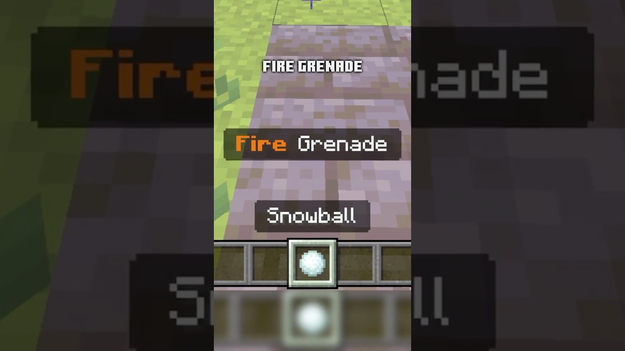 Making 3 GRENADES With Only Command Blocks! #minecraft #commandblocks