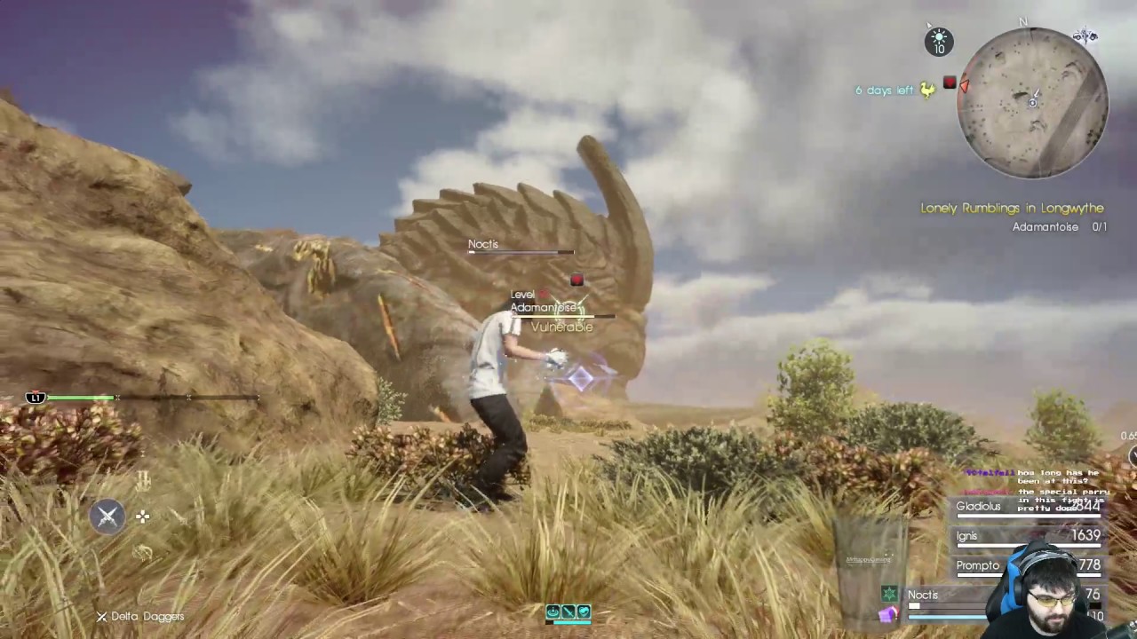 Final Fantasy 15: Испытание уровня 1 — Бой с боссом Адамантуаз