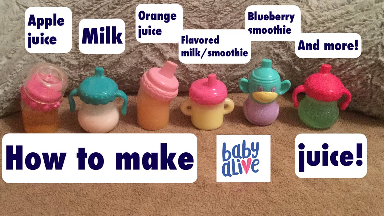 Как приготовить сок Baby Alive! Как приготовить любой напиток Baby Alive!