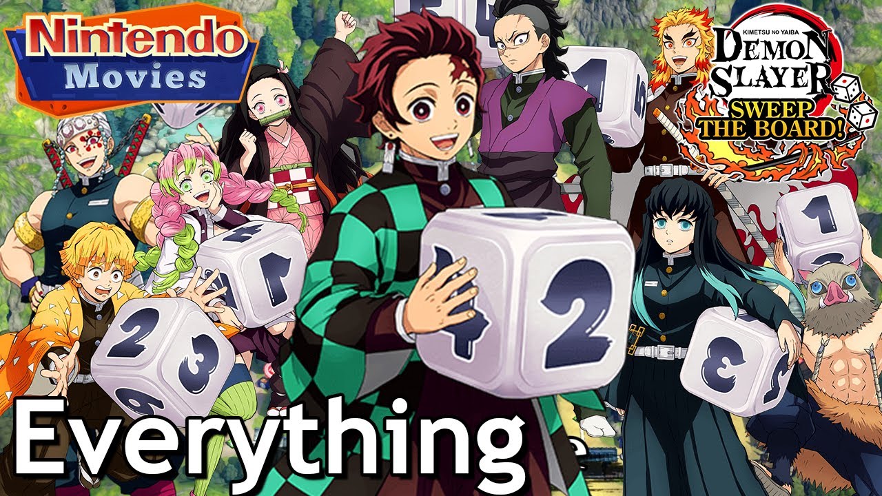 Demon Slayer: Sweep the Board - Everything (3/4 Players, All Boards, All Minigames)