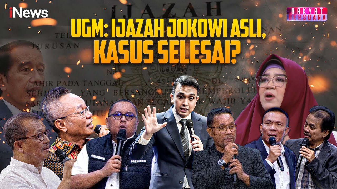 FULL UGM Turun Tangan: Klarifikasi Ijazah Jokowi Jadi Penutup Kasus?