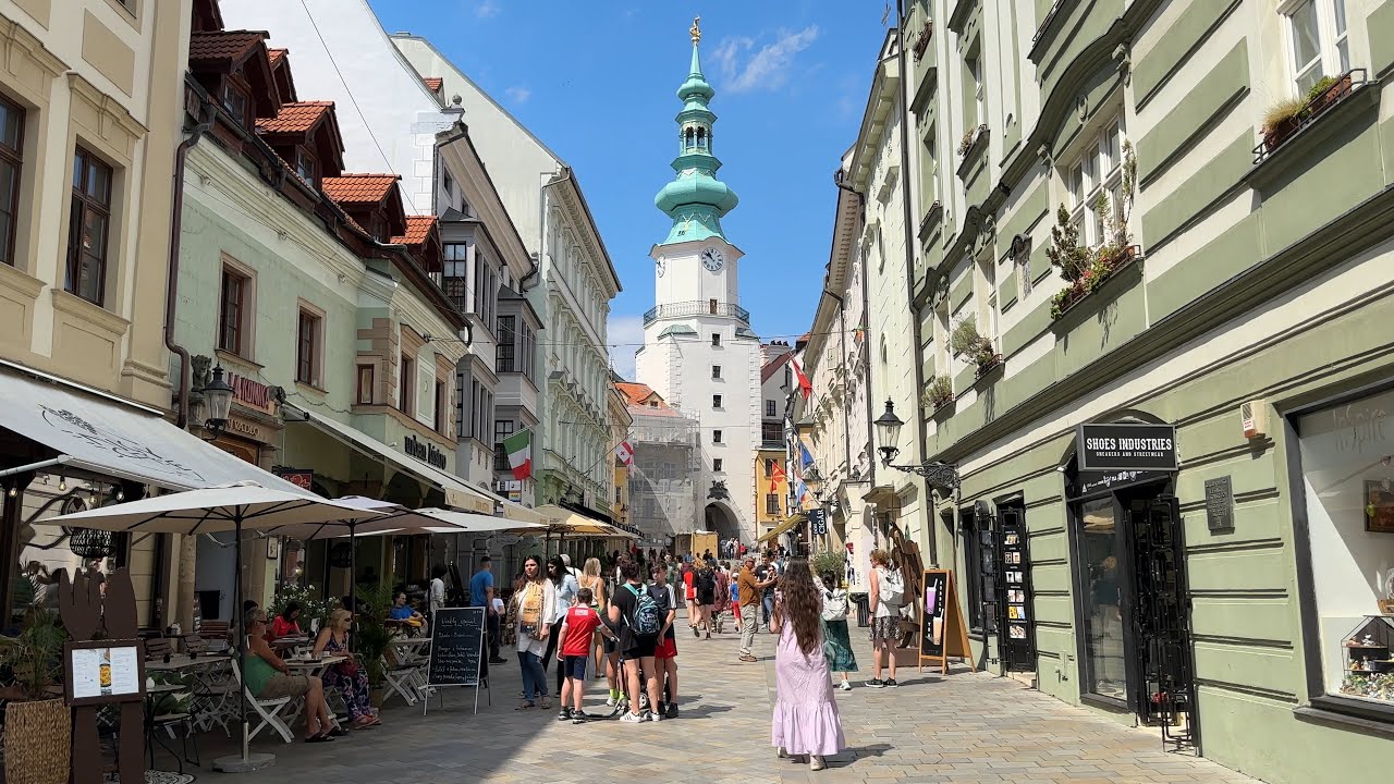 Tour of Bratislava City Center | Old Town, Bratislava Castle and more | Trip to Slovakia 2023