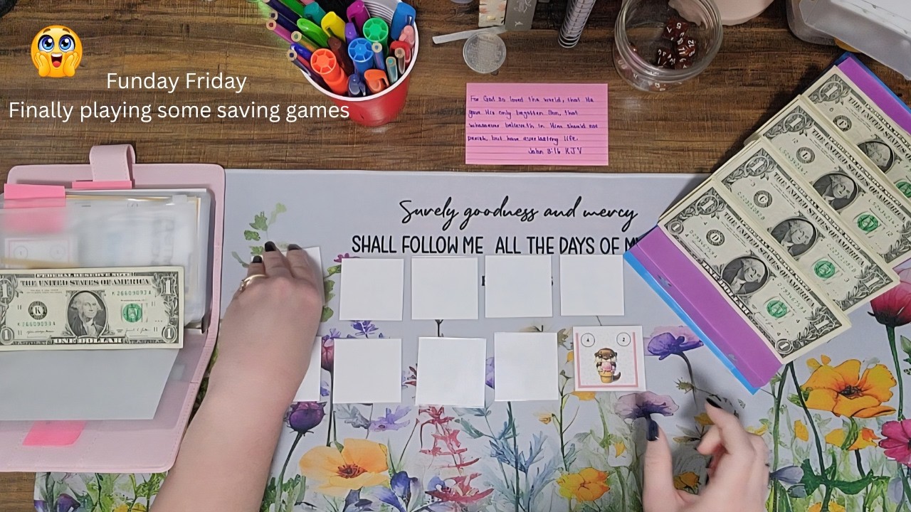 Funday Friday {It's game day} #cashstuffing #lowincome #cashenvelopes #savemoney #savings