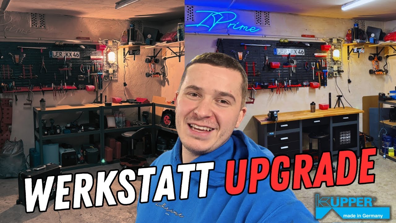 Finally, a proper workbench! A huge workshop upgrade 🔥