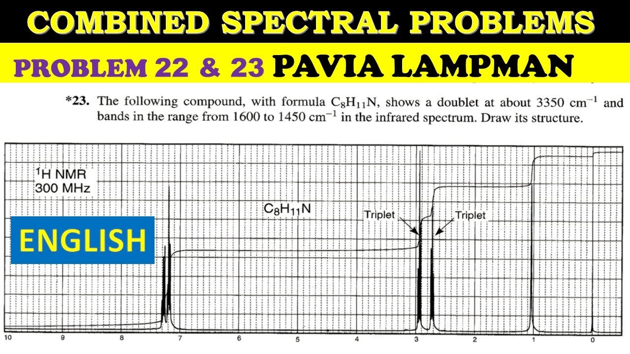 PART 18: COMBINED SPECTRAL PROBLEMS FOR CSIR NET| PAVIA SPECTROSCOPY PROBLEM 22 & 23 SOLUTION