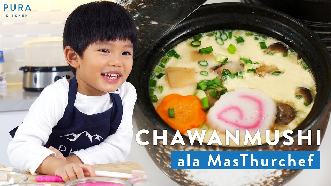 Anak Chef Arnold Buat Japanese Steamed Egg || Resep Chawanmushi ala Arthur Miles Po