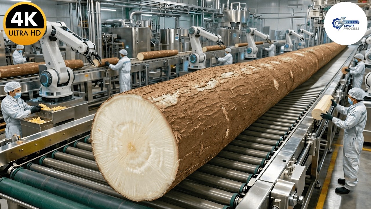 Inside Japan's Next-Gen Factory: Cassava Biodegradable Packaging Line (Full Process)