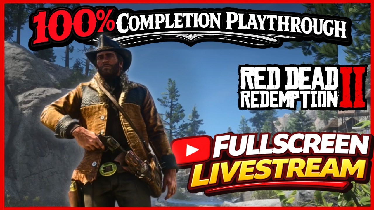 Sunday Stream! RDR2🔴LIVE! 100% run, Help! in Chapter 2 (FullScreen)