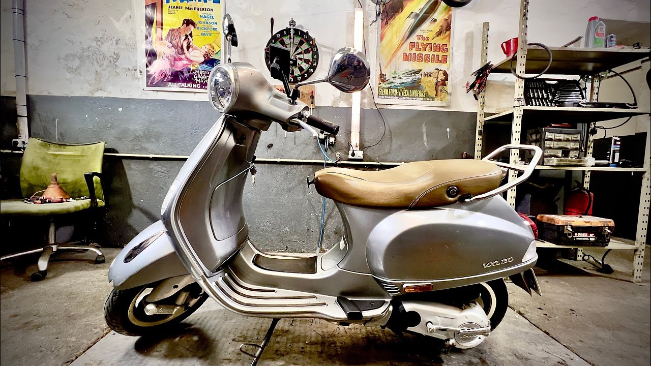 Vespa VXL 150cc / დასერვისება / Kazuxa Films 4K
