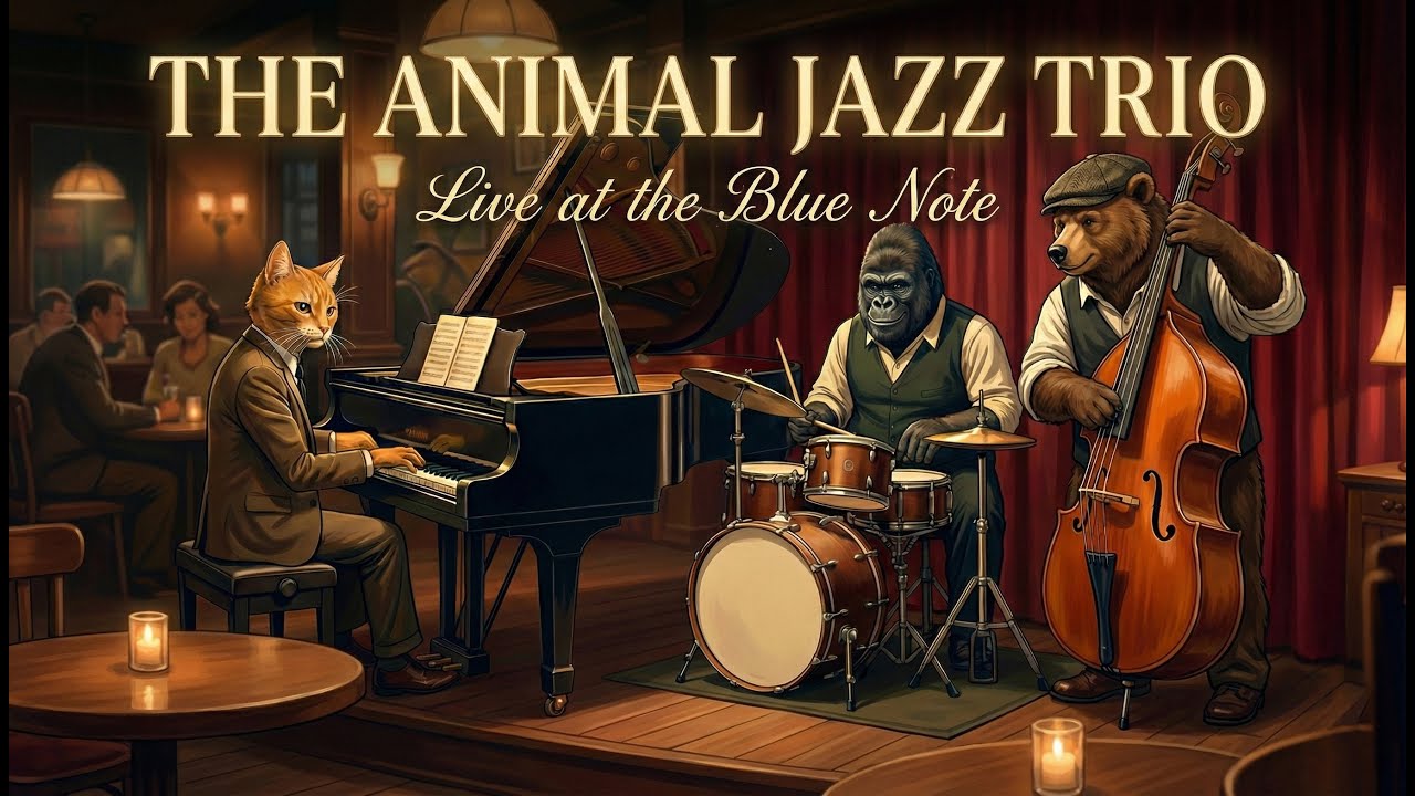 Relaxing Jazz Trio ☕ Cafe Jazz for Work & Study